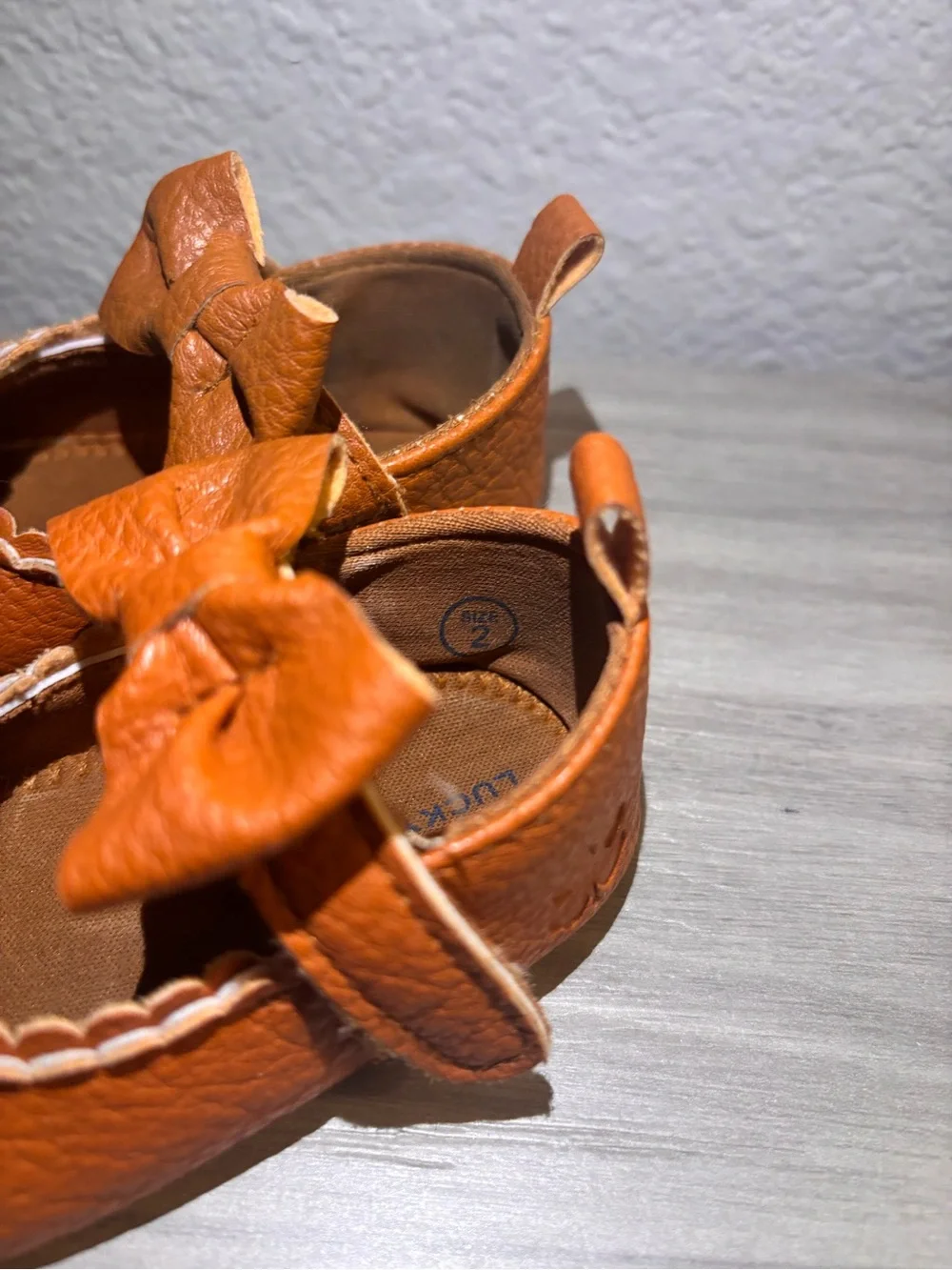 Lucky brand Kids Bow Mary Jane Shoes in tan - Brand: